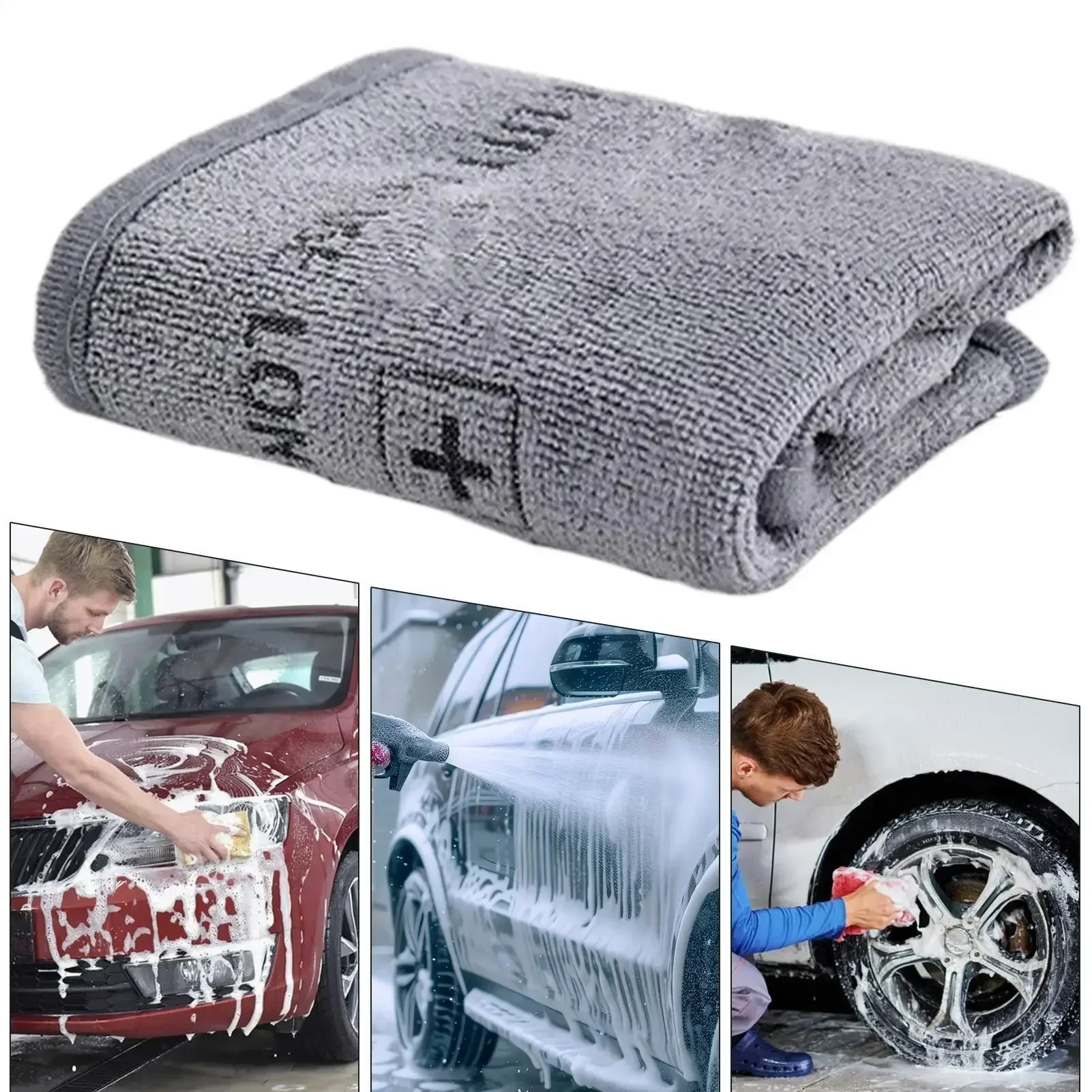 NEW Car Microfiber Towel Car Detailing Towels Absorbent Reusable Washcloths Wipes Rags Cleaner for Garage House Bathroom Mirror