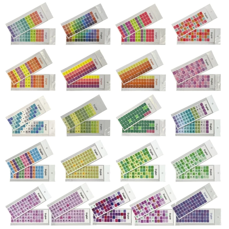 

Universal Color Key Stickers English Keyboard Stickers Customize Your Keyboard