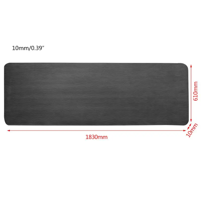1 Set Yoga Mat for Extra Thick 1cm Pilates Fitness Cushion Non Slip Exercise Pad