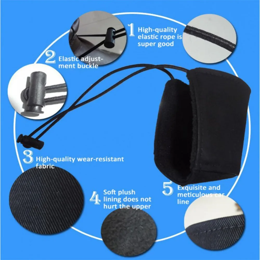 Driving Shoes Heel Covers Unisex Wearproof Car Prevent Wear Protection Anti-dirty Cover Automobile Accessories for Right Foot