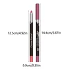Choose Rasme 12 Color Matte Lip Liner Pencil Case Waterproof Matte Hook Line Lipstick Pen Foam Pen Without Fading Lip Line 6