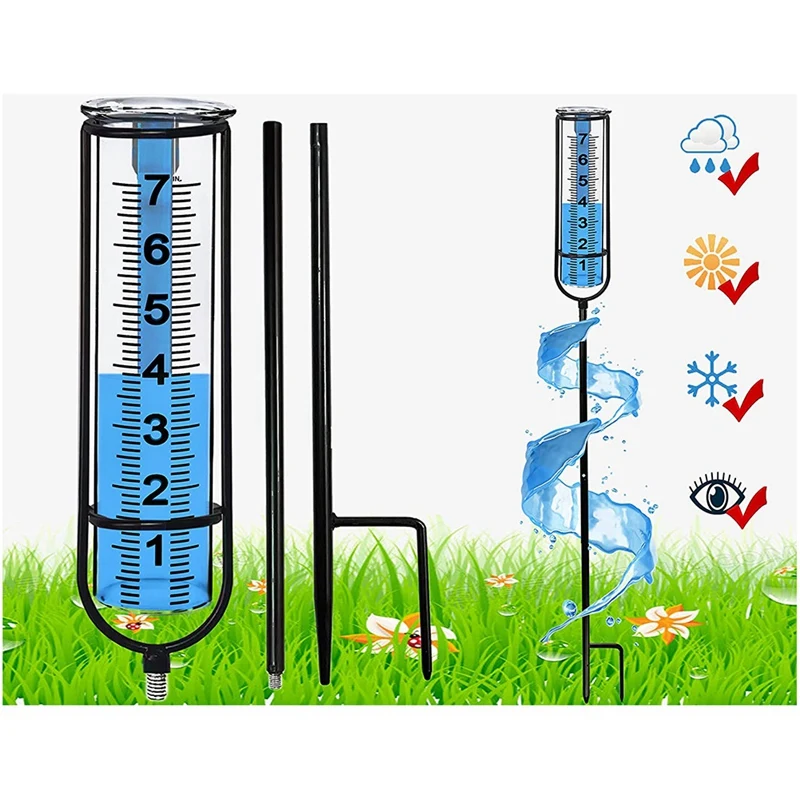 

Rain Gauge Freeze Proof Rain Gauge Outdoor Decorative Rain Measure Gauge Best Rated Rain Gauges For Yard With Stake