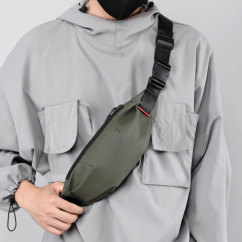 Leisure sports chest bag, waist bag, women's and men's crossbody bag, suitable for use in different scenarios