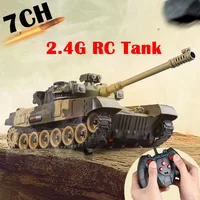 RC Tank Military War Battle United States M1 Leopard 2 Remote Control Car Tactical Model Electronic Toys for Boys Children Gift 1