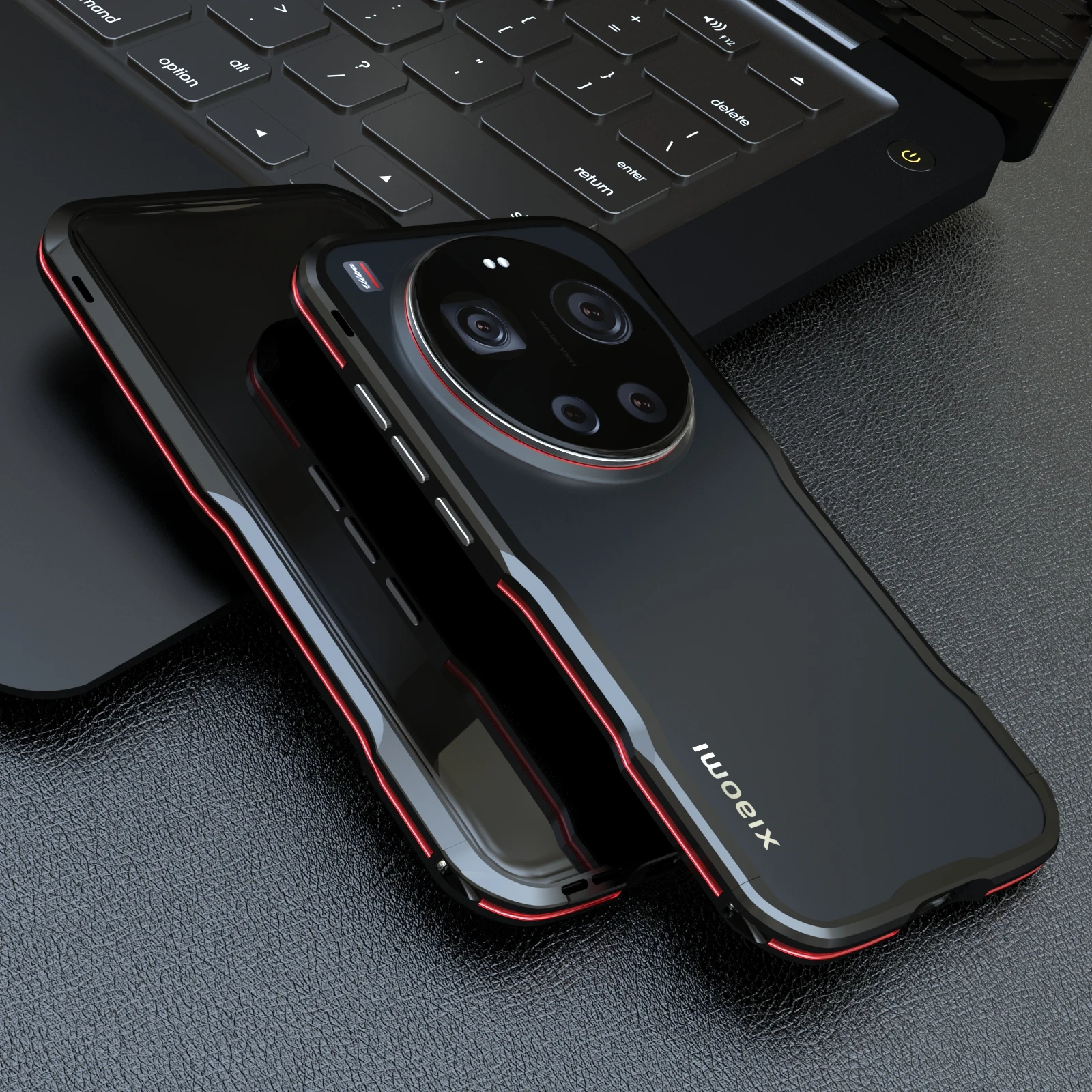 Luxury Lightweight Aluminum Shockproof Cover with Metal Bumper Frame