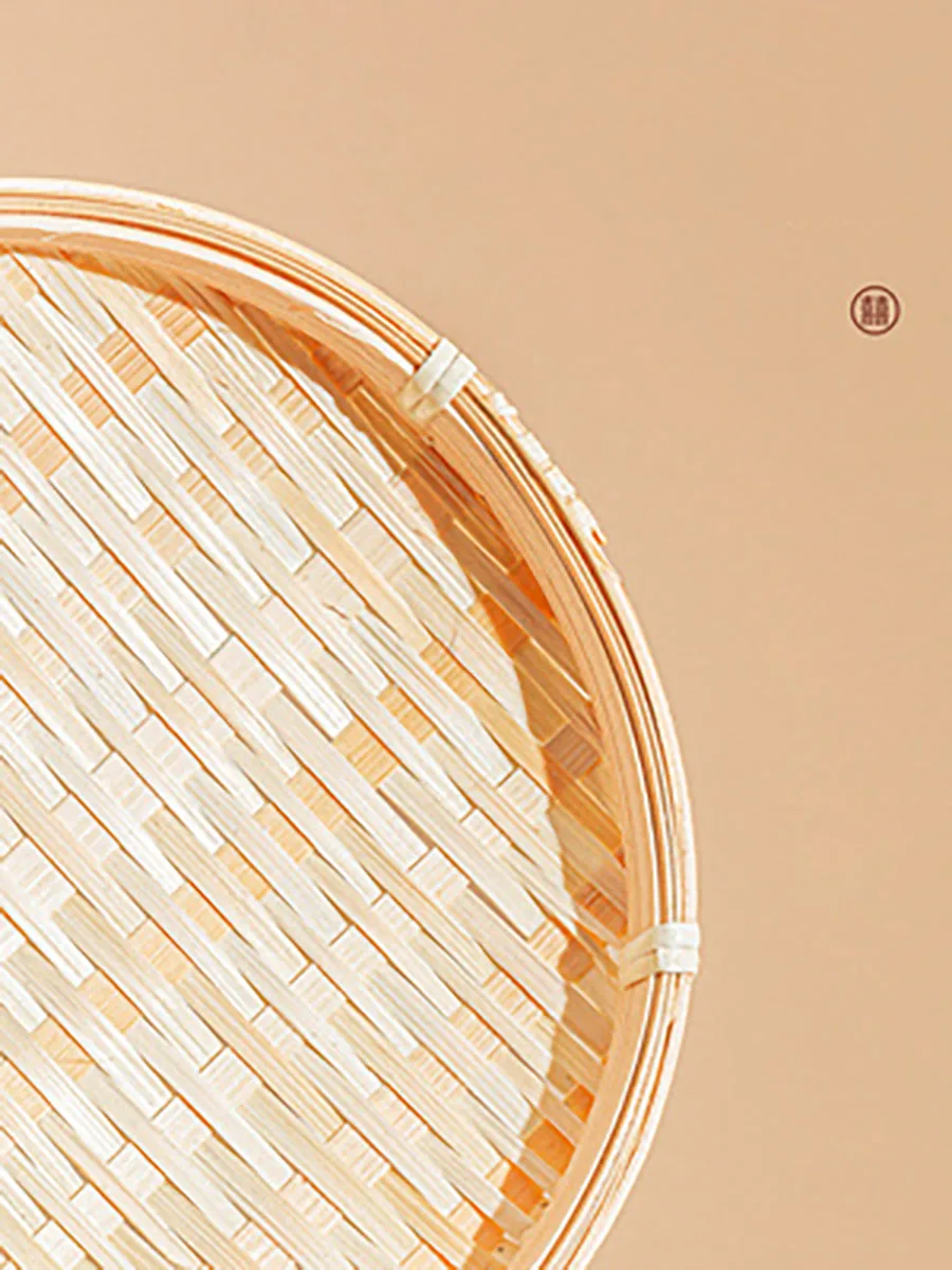 Bamboo Weaving Serving Dish, Chinese Wedding Cake Rack, Creative Basket for Decoration, Buffet Fruit Plate, Party and Wedding