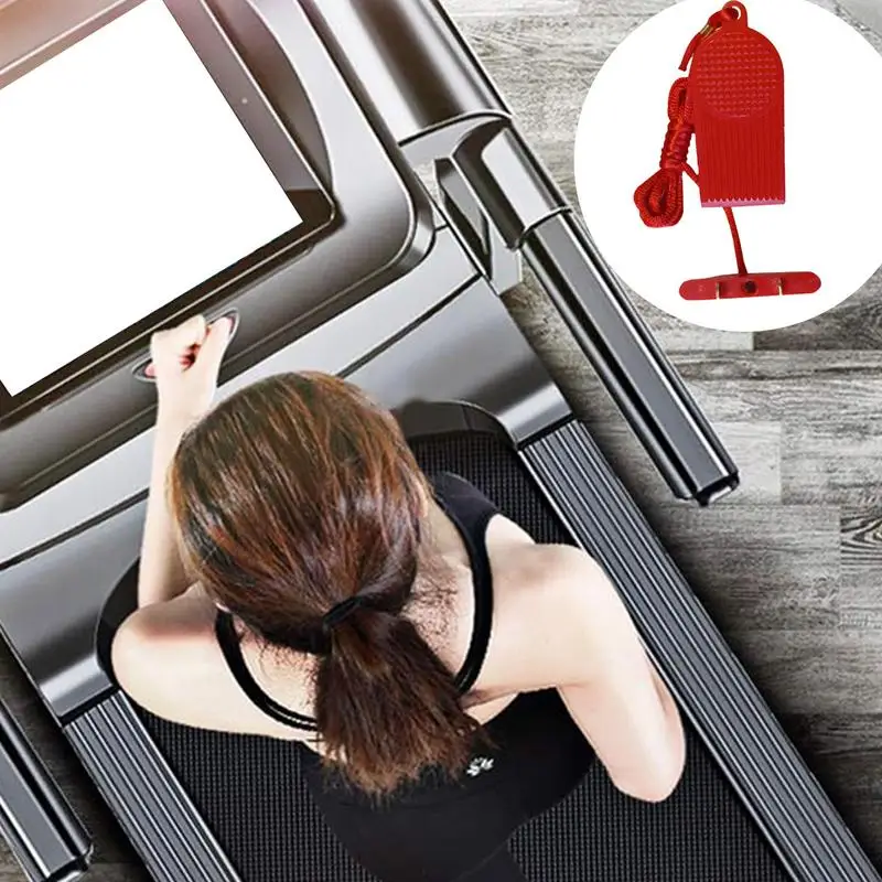 Treadmill Universal Safety Key Emergency Stop Switches Start Key Double Insert Key Enjoy Running Fitness Equipment Accessories