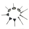 9Pcs Steel Wire Brass Brush Brushes Rotary Tool Electric For Dremel Drill Polishing Grinding Wheel T-shaped Brush Accessories 2