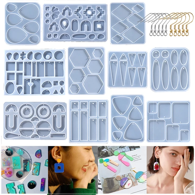 Earring Pendants Resin Molds Silicone Mold For Diy Uv Epoxy Pendant Crafts  Jewelry Making Casting Mould Jewelry Tool Accessories - Resin Diy&silicone  Mold - AliExpress