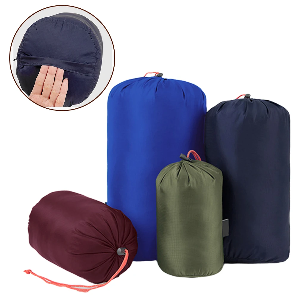 

4pcs 3L/5L/8L/11L Storage Bag Ultralight Drawstring Stuff Sack For Travel Outdoor Compression Storage Bags Camping Supplies