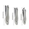 Nail Clippers Stainless Steel Anti Splash Fingernail Cutter Manicure Tools Bionics Design Nail Trimmer Pedicure Scissor 4