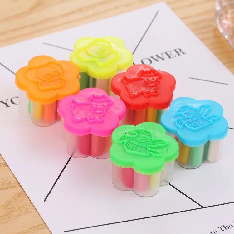12Colors Playdough Air Dry Plasticine Modeling Clay Educational Toy student prizes Children Gift Play Dough