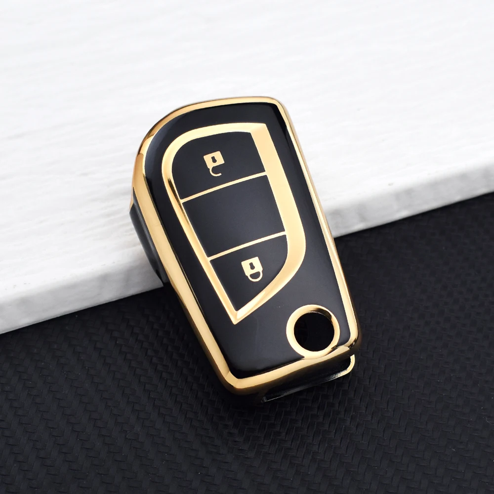 Durable 2-Button Anti-Scratch Car Key Shell