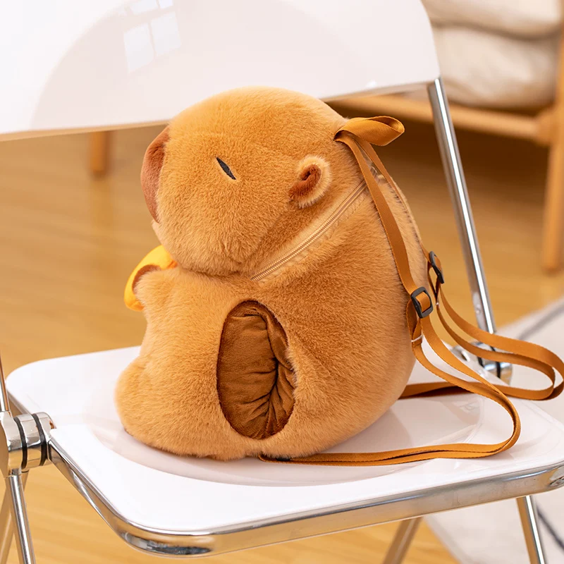 Kawaii Therapy Capybara Hand Warmer Backpack