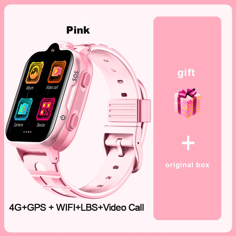 4G Kids Smartwatch Phone GPS Tracker SOS HD Video Call Touch Screen IP67 Waterproof Call Back Children Smart Phone Watch K15 K9 