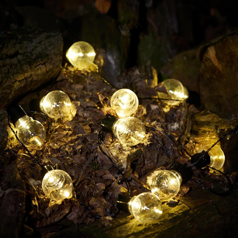 

G50 Globe Ball String Light Street Christmas Fairy Lamp EU/US Festoon Led Lights Outdoor for Garden Backyard Party Patio Decor