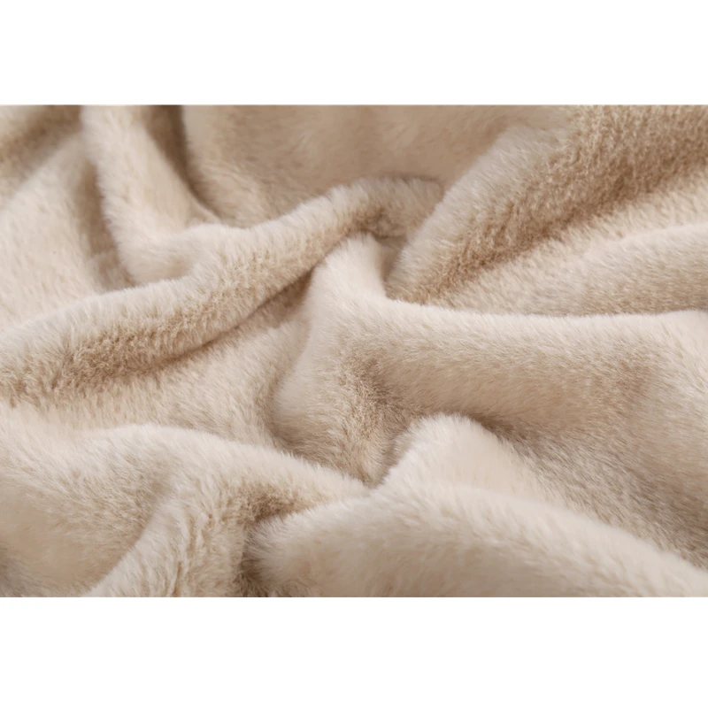

Encrypted Imitate Rex Rabbit Fur Fabric Thickened Fur Fabric Cotton Doll Pillow Handmade DIY Plush Muppet Fabric
