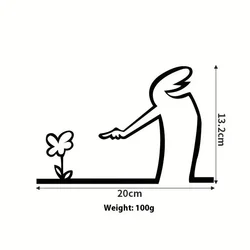 Minimalist Black Metal Shower Wall Art - Rustic Bathroom Door Topper Décor (Light pink)