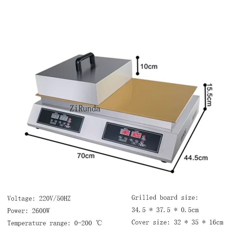 110V 220V Commercial Digital Display Souffle Machine Fluffy Japanese Souffle Pancakes Maker Machine 4