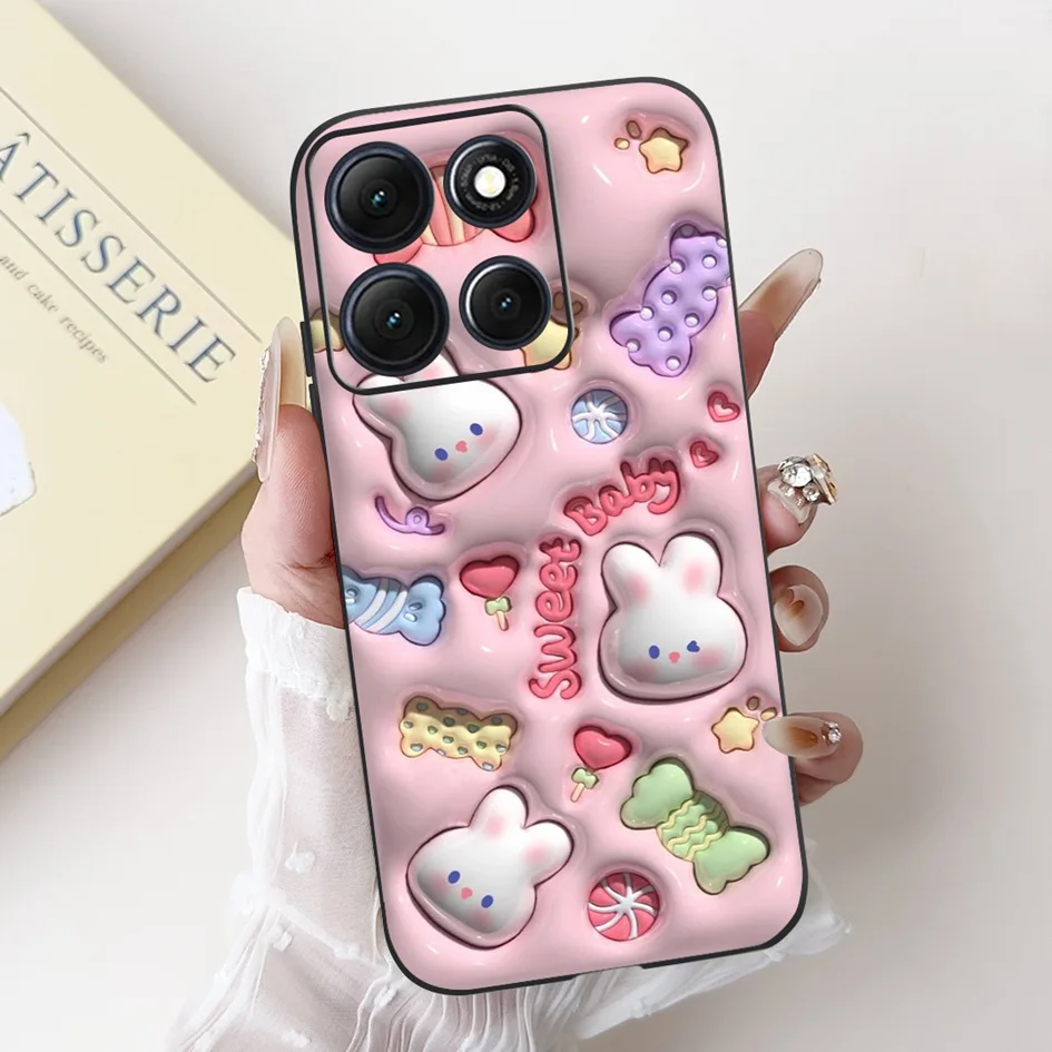 Shockproof Cute Cartoon Rabbit Silicone Phone Cover