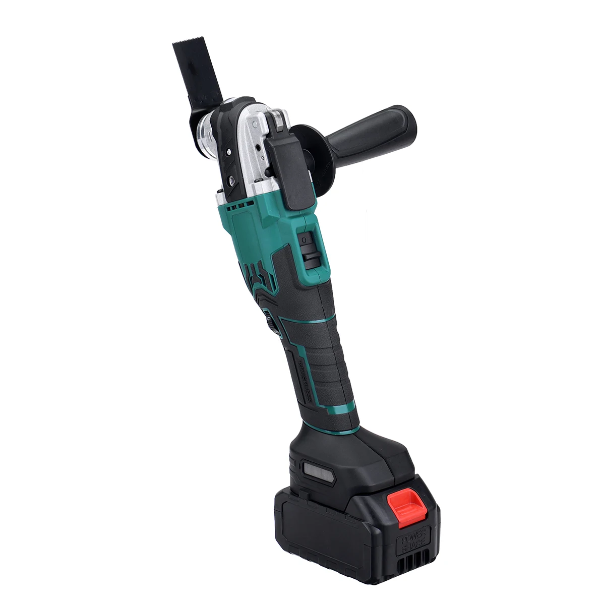 Drillpro Elektrischer bürstenloser oszillierender 6-Gang-Trimmer, Säge, elektrischer Schleifer, Multifunktions-Elektrowerkzeug für Makita 18 V-Akku – Detail 12