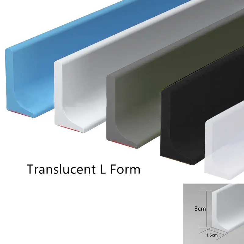 1-3M Water Shower Dam Bathroom Water Stopper Silicone Retaining Strip Flood Barrier Dry And Wet Separation Blocker - Image 8