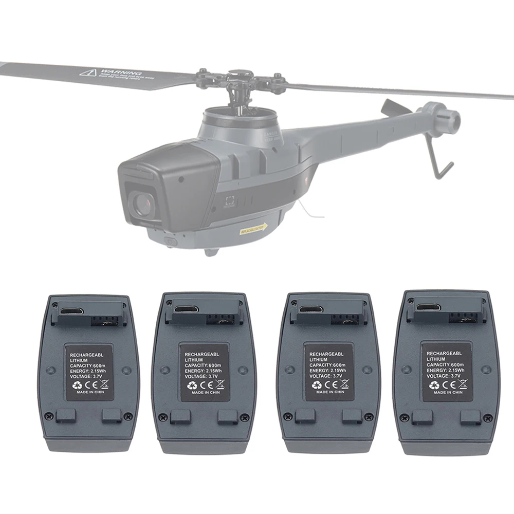 Rc Era C128 Sentry 4Ch Flybarless Rc Elicottero Parti Batteria Lipo