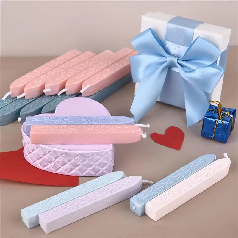 Pack of 5 Solid Color Sealing Wax Sticks for Envelopes, Invitations, and Gifts