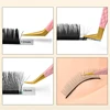 1pcs Eyelashes Tweezers Anti-static Eyelash Extension Tweezer Fan Lash Eyebrow Tweezers Straight Excellent Closure For Fiber Tip 6