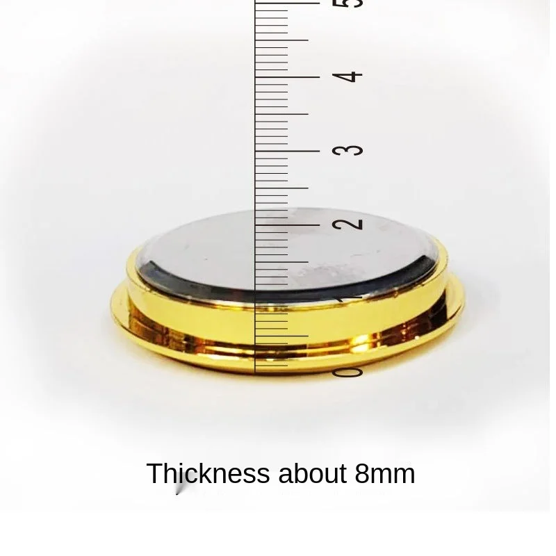 Gold Rim Diameter 35MM Insert Quartz Clock for Built-in Insert Clock Head DIY Desk 1pcs