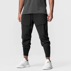 Mens Summer Quick Dry Streetwear Trousers Man Running Joggers Pants Sweatpants Bodybuilding Sports Compression Trackpants