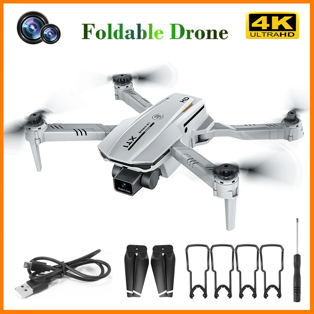 

XT1 Remote Control Drone UAV Quadcopter with 4K HD Dual Cameras Aerial Photography RC Helicopter Obstacle Avoidance Function