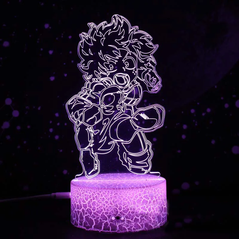 Dragon Ball Son Goku Lâmpada LED Super Saiyan Ultra Instinto Goku Luta  Anime 3D Night Light Manga Lampara Presente Lampara Colorido - AliExpress