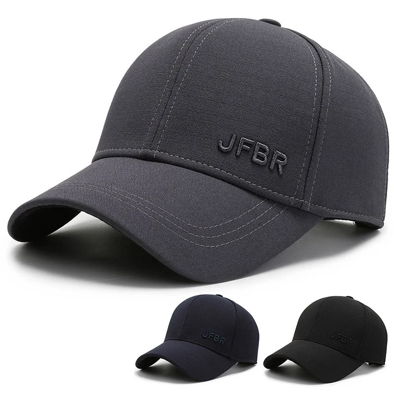 

Warm Lined Outdoor Sports Hat Mens Baseball Caps Adjustable Dad Hat Windproof Hat Warm Hat Winter Cold Resistant Hat