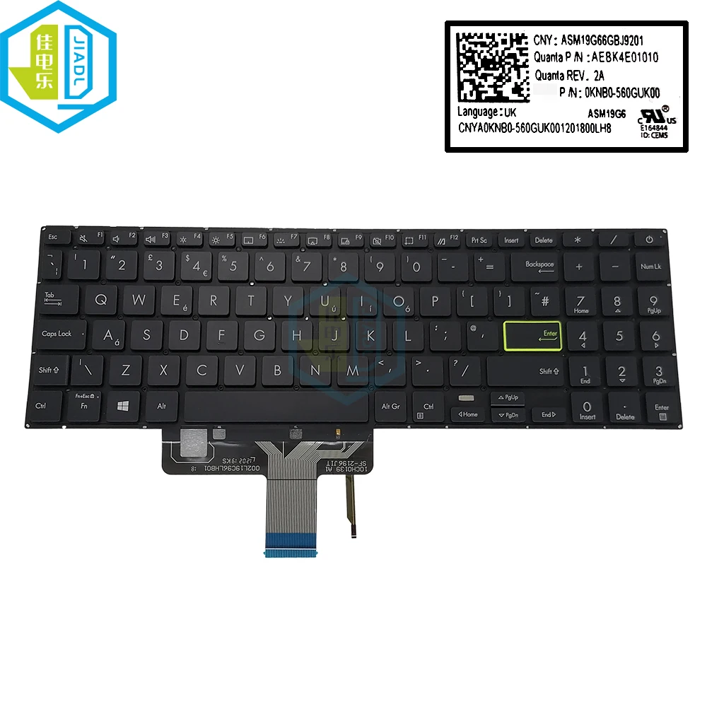 Clavier AZERTY Français Noir Pour ASUS - Modèles W5/P/X5 Série, Neuf, Réf. CL-1160-X551AZN