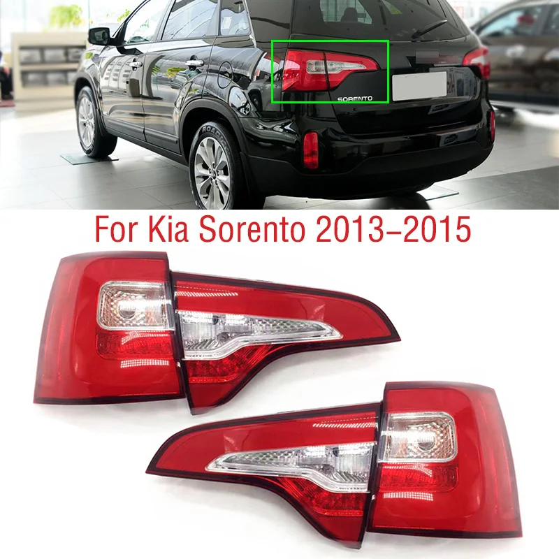 USテールライト KIA Sorento Taill Light 2016 2017 2017 2018ペアLH＆RH側ドット認証 For