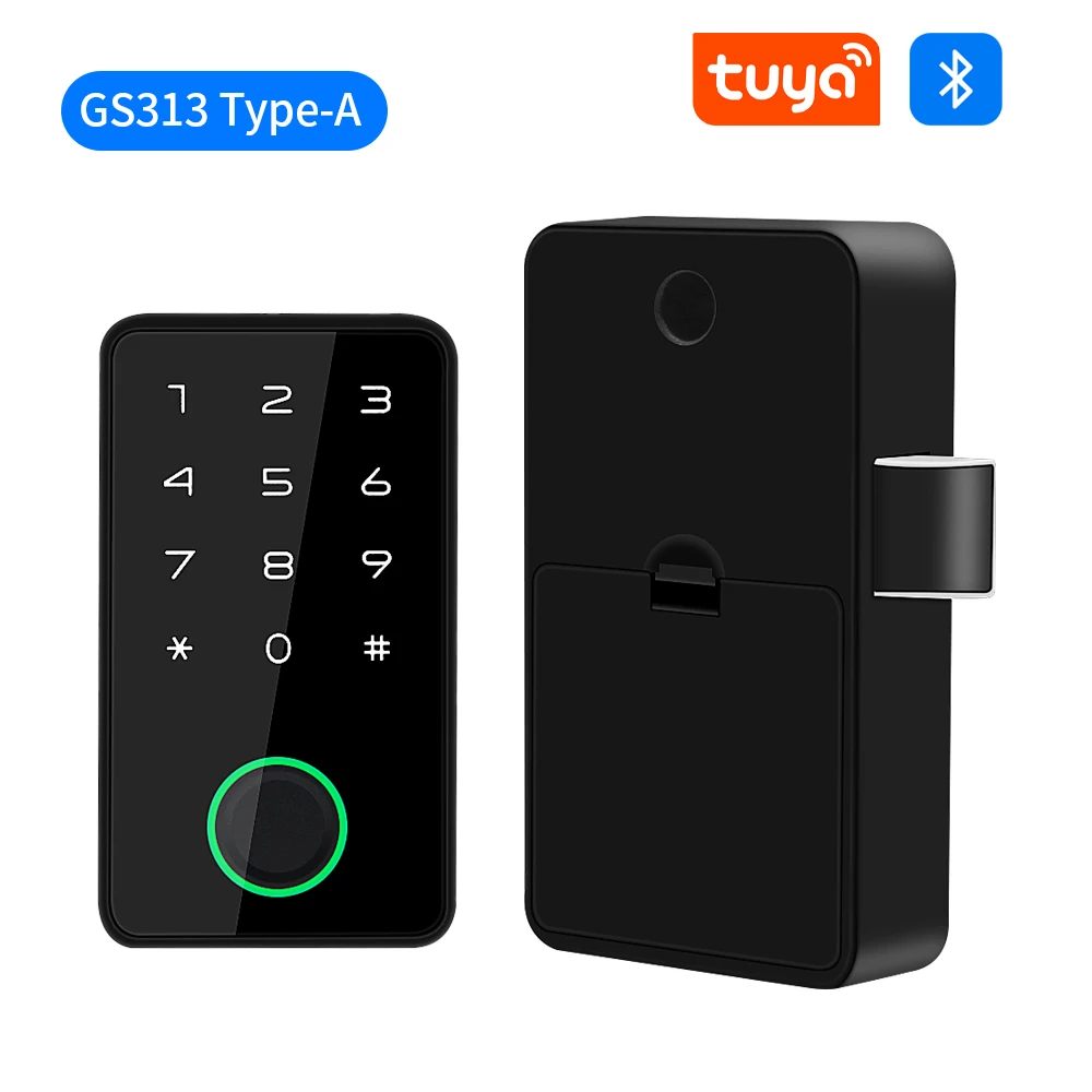 Smart Drawer Lock Invisible Electronic Tuya App RFID 13.56MHz IC Cabinet Lock In