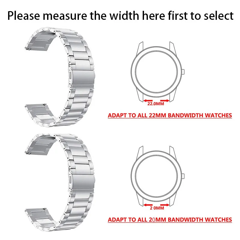 Women's Metal Smart Watch Strap - Elegant Bracelet Style Wristband