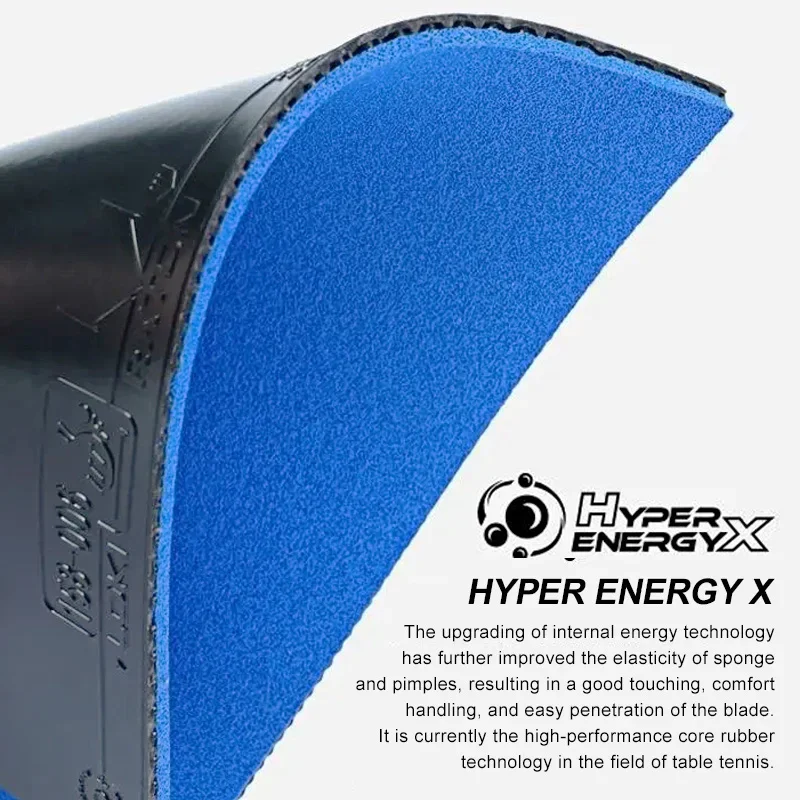LOKI RXTON 5 PRO 라켓용 탁구 고무 끈적임 및 여드름-ITTF 승인 탁구 고무(고밀도 스폰지 포함)