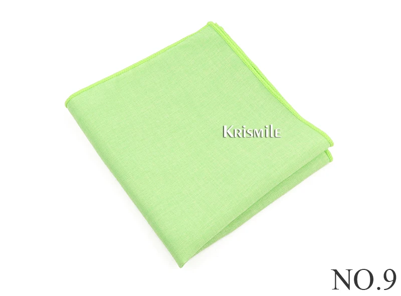 Einfarbig Baumwolle Taschentücher Soft-Touch Taschentuch Für Männer Candy Farbe Einfache Einstecktuch männer Anzug Brust Handtuch Zubehör – Detail 11