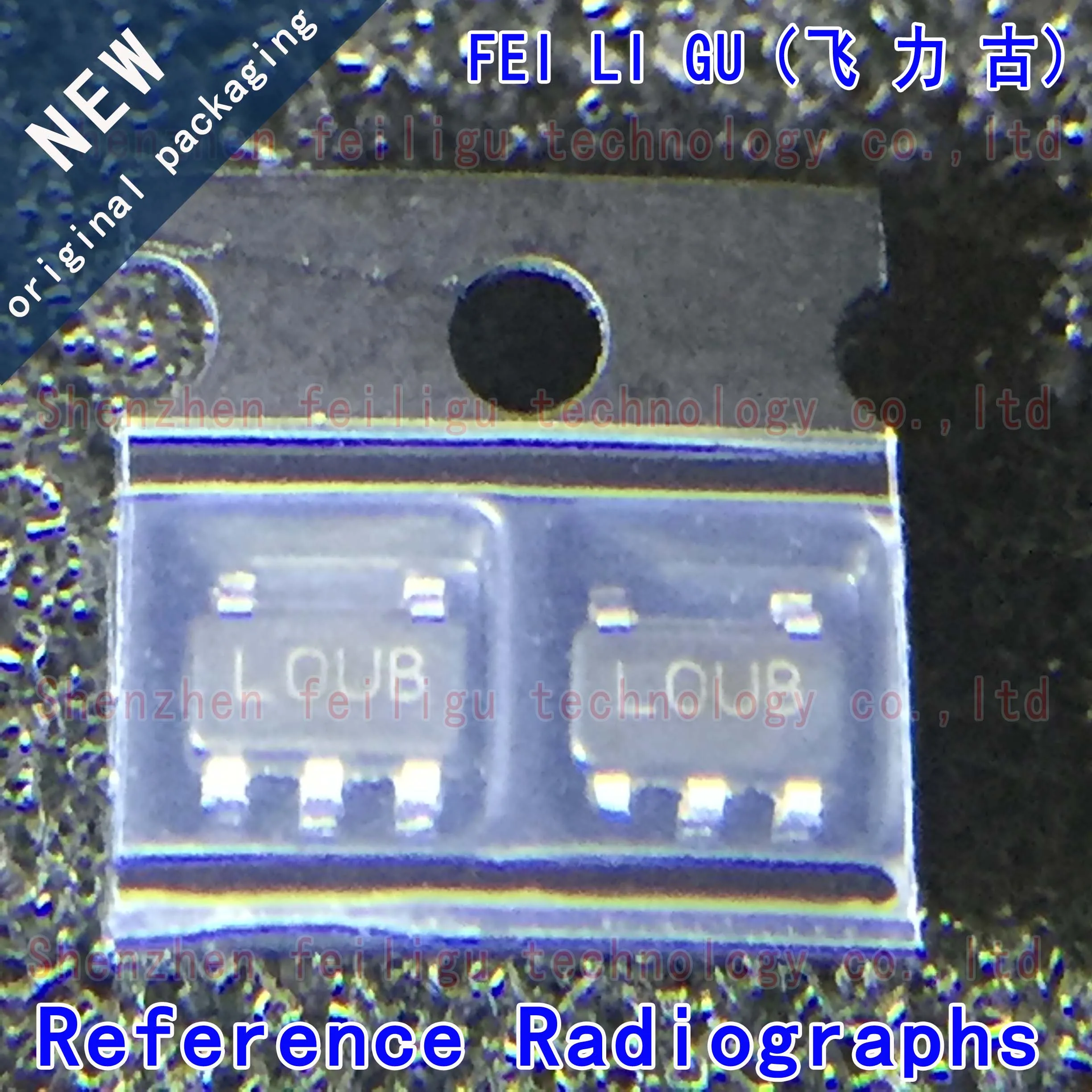 New original LP2985IM5X-5.0/NOPB LP2985IM5X-5.0 LP2985IM5-5.0 LP2985 silkscreen: LOUB package: SOT23-5 linear regulator chip