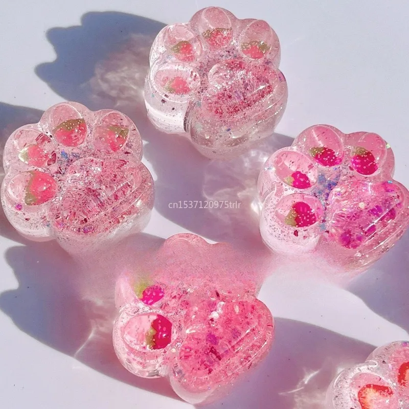 New Soft Sticky Stress Relief Relax Toy Squeeze Toy Cat Paw Foot Antistress Decompressing and Pinching Cat Paw Antistress Toy 2