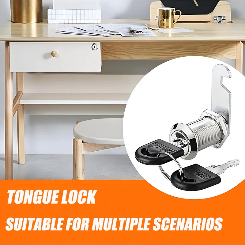 16/20/25/30mm Security Lock Filing Cabinet Post Mailbox Drawer Cupboard Locker Security Furniture Locks Drawer DIY Cabinet Tools