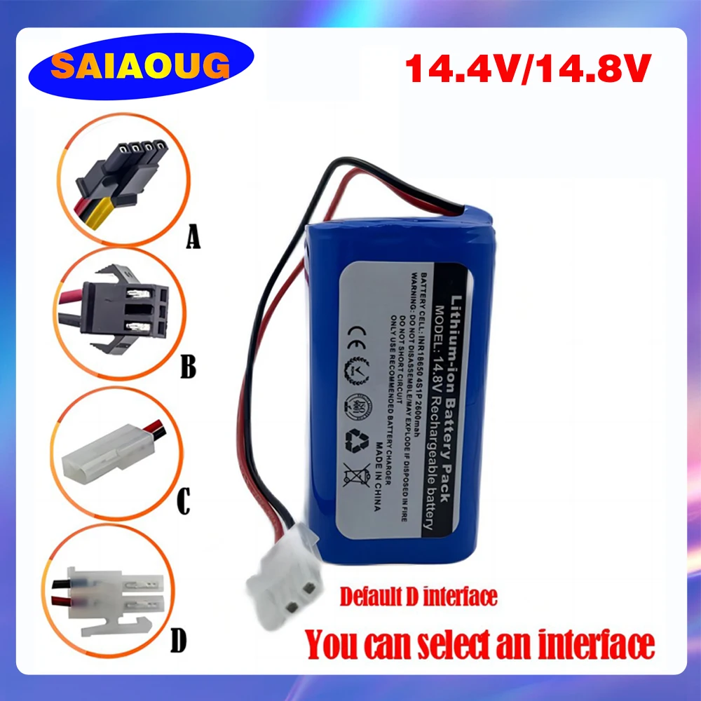 14.8v lithium battery Vacuum Cleaner 18650B44S1PAAF4, for Chuwi