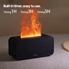 New Simulation Flame Aromatherapy Machine Mini Air Humidifier LED Colorful Light Timer Humidifier Home Perfume Diffuser 3