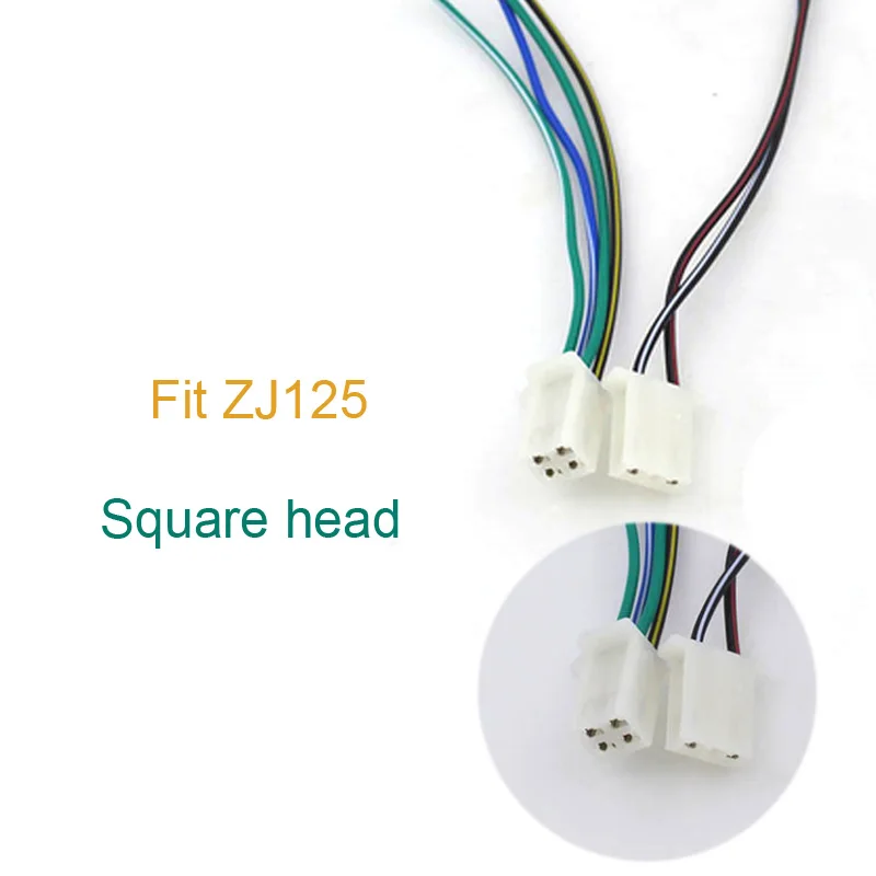 Motorcycle Ignition Coil 2 sets Motorcycle Ignition Coil CDI Electric Cable Wire Harness Plug Head For GY6 50cc 125cc 150 ZJ125 Scooter ATV Moped