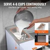 VEVOR Commercial Ice Cream Maker, 10-20L/H Yield, 1000W Countertop Soft Serve Machine with 4.5L Hopper 1.6L Cylinder Touch 3