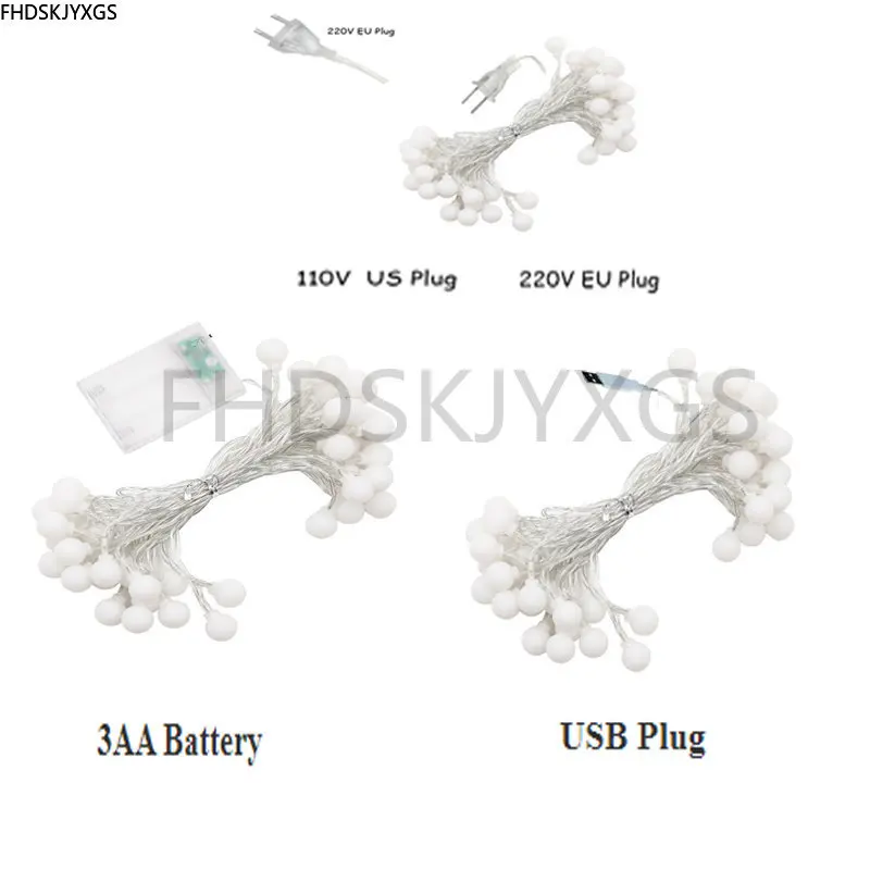 Рисунок 6 - Уличная гирлянда со светодиодными шариками