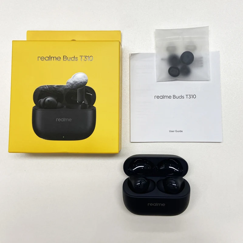 Realme Airpods T310 New Realme Buds T310 Wireless TWS Earphone 46dB Active  Noise