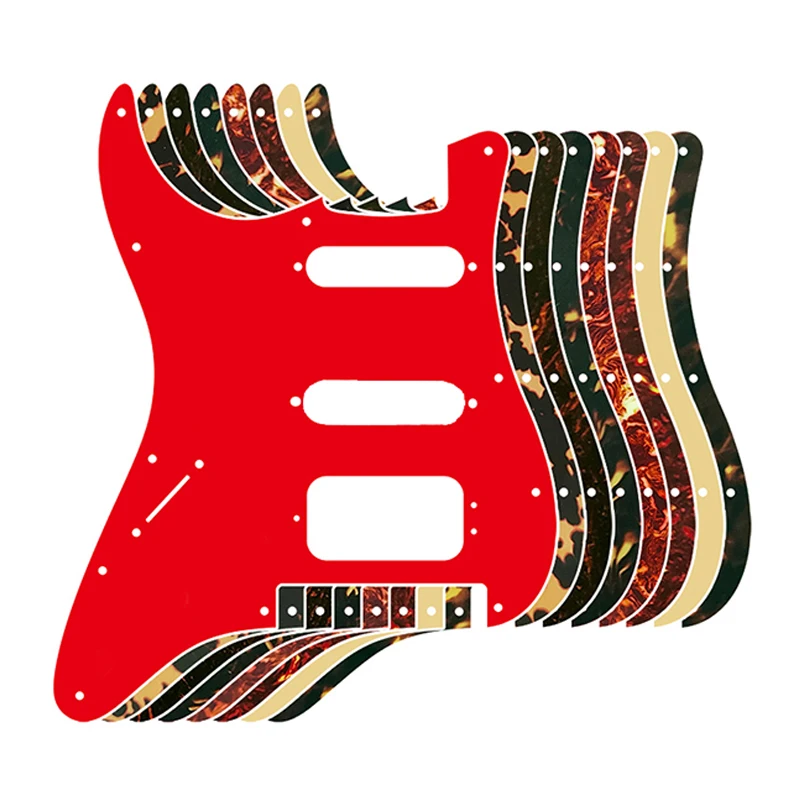 

Guitar Pickguard - For US 11 Screw Holes Strat With Floyd Rose Tremolo Bridge Humbucker Single HSS Scratch Plate No Switch Hole